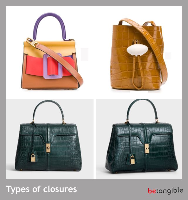 Handbags... Types of closures (Chapter 2)